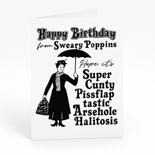 Sweary Poppins | Chaotic Card