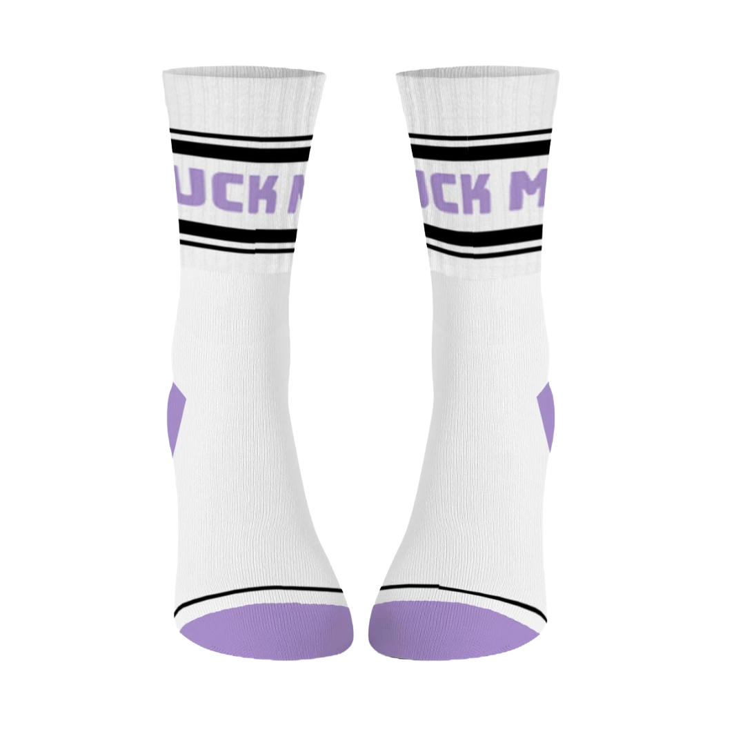 FUCK ME  | Cotton Crew Socks | Mid-length