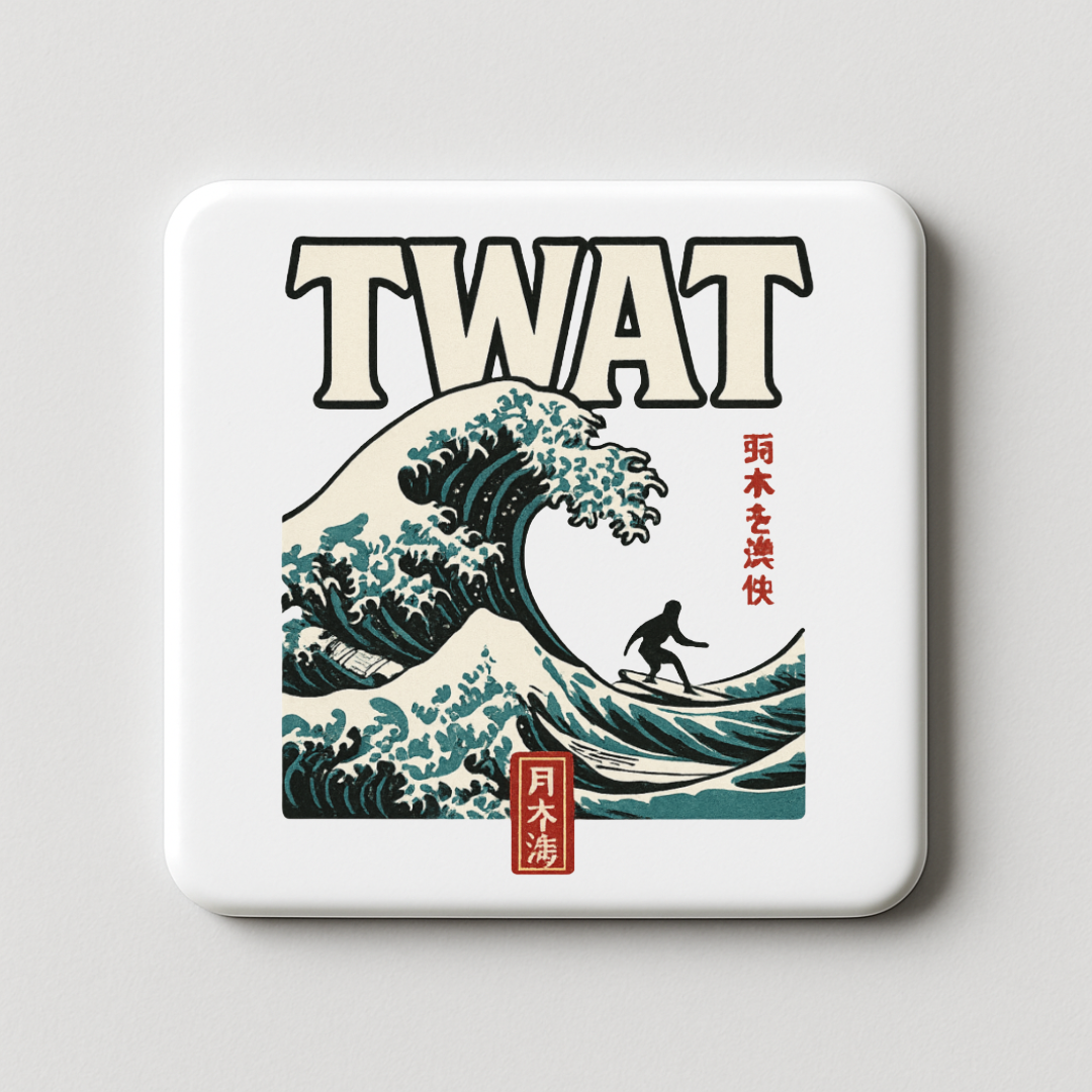 TWAT | Mischievous Magnet | 5cm x 5cm