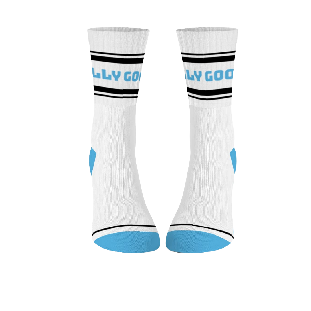 SILLY GOOSE  | Cotton Crew Socks | Mid-length