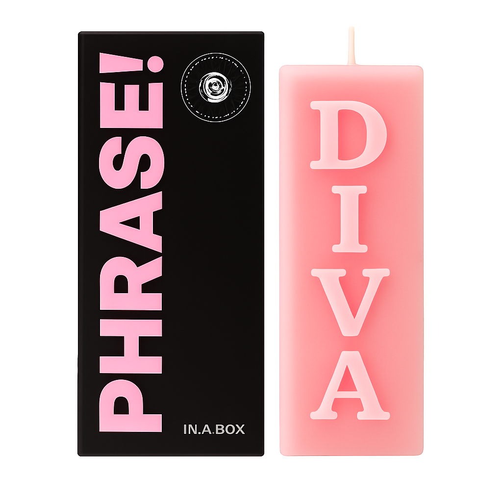 Phrase in a Box | DIVA Candle
