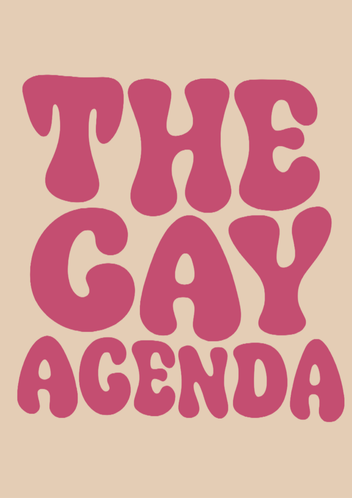 The Gay Agenda | Problematic Prints | Wall Print A5