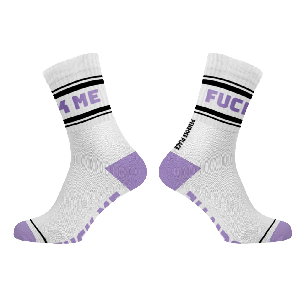 FUCK ME  | Cotton Crew Socks | Mid-length