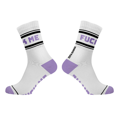 FUCK ME  | Cotton Crew Socks | Mid-length