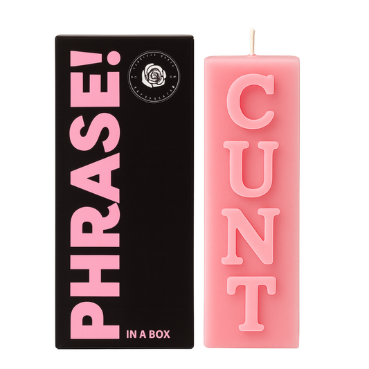 Phrase in a Box | CUNT Candle
