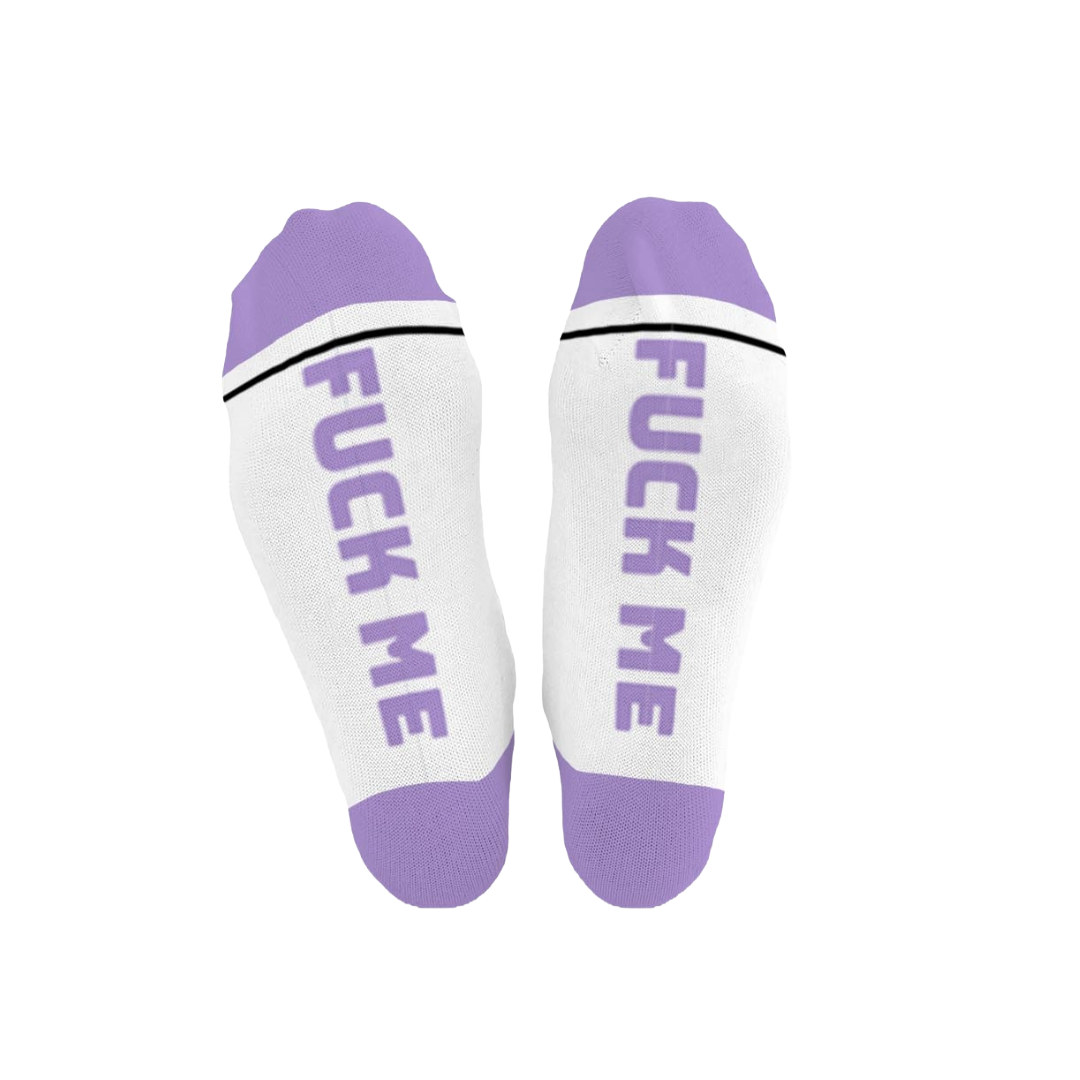 FUCK ME  | Cotton Crew Socks | Mid-length