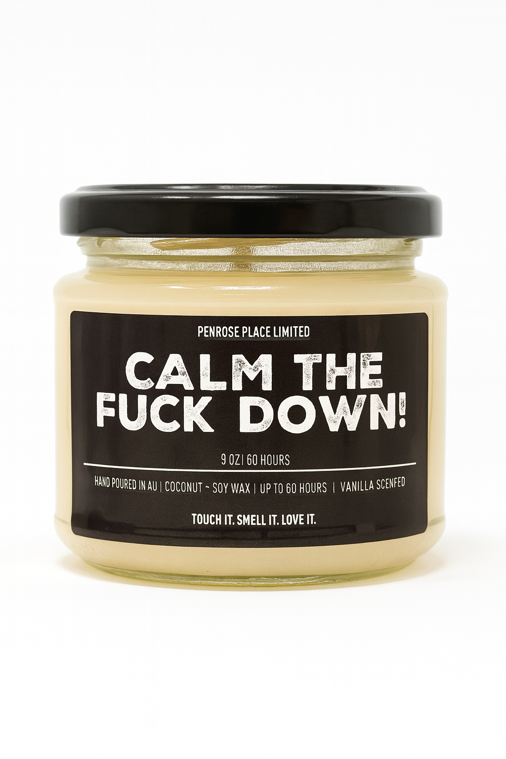 Calm The Fuck Down | Naughty Glassjar Candle | 225g | 35 hours