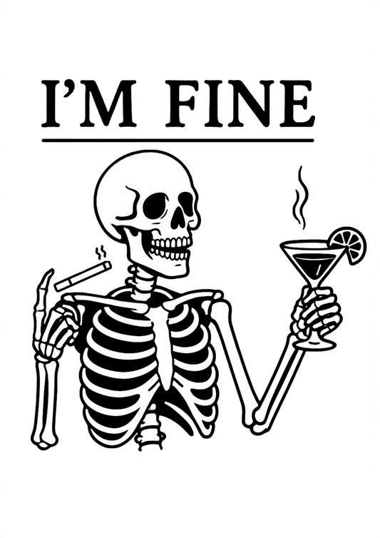 IM FINE  | Problematic Prints | Wall Print A5