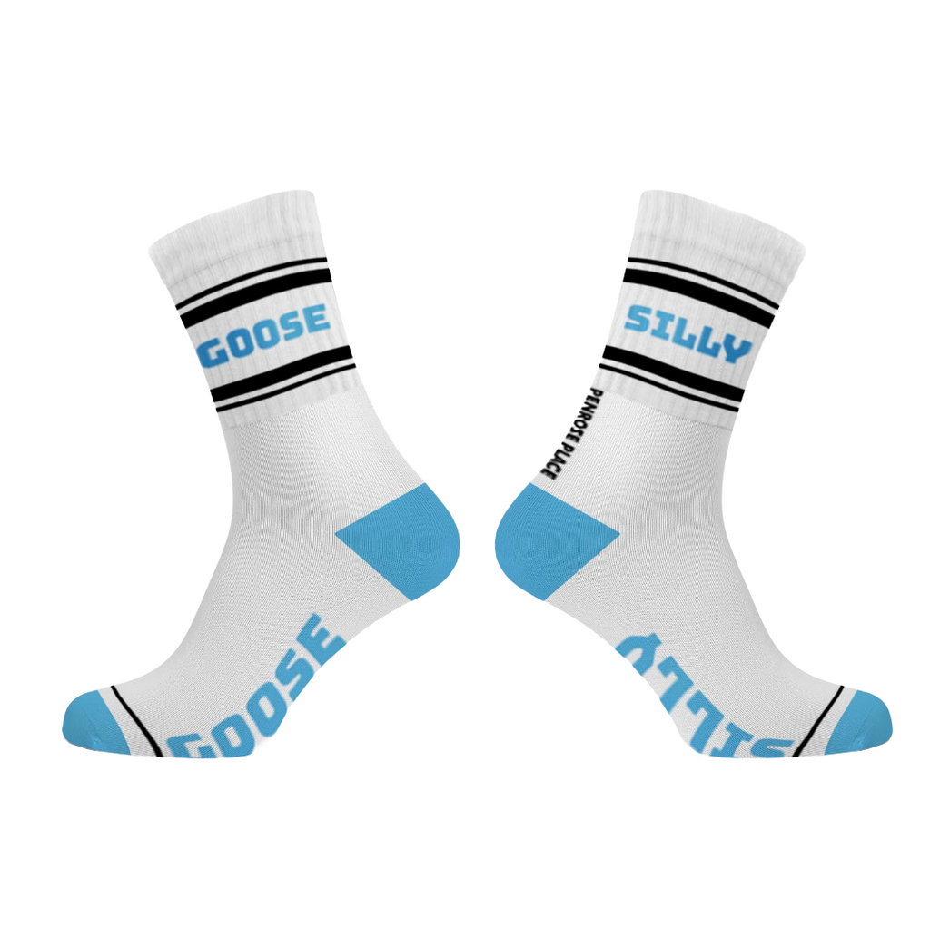 SILLY GOOSE  | Cotton Crew Socks | Mid-length