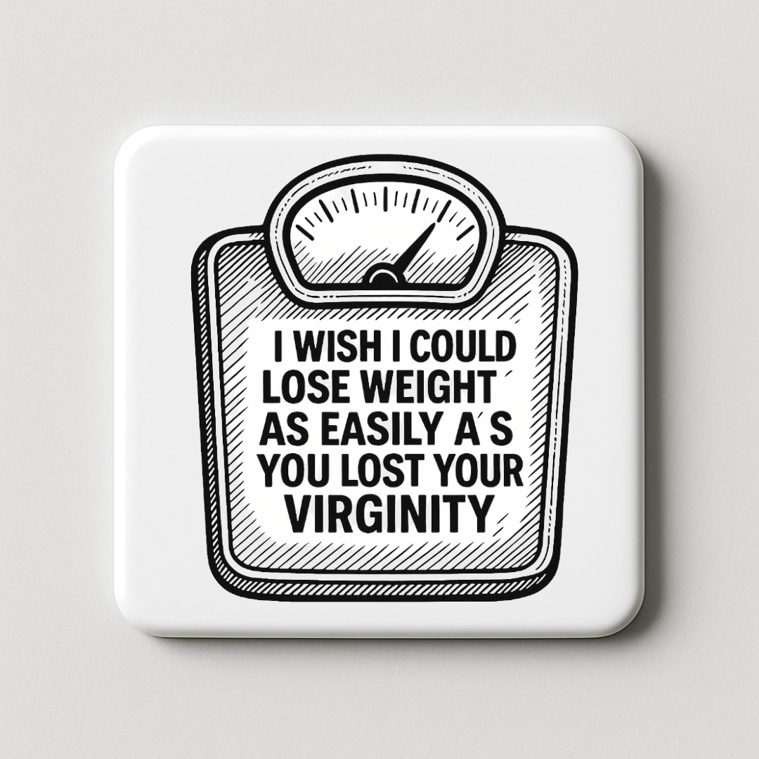 Lose Weight Easily | Mischievous Magnet | 5cm x 5cm