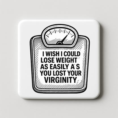 Lose Weight Easily | Mischievous Magnet | 5cm x 5cm