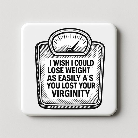 Lose Weight Easily | Mischievous Magnet | 5cm x 5cm