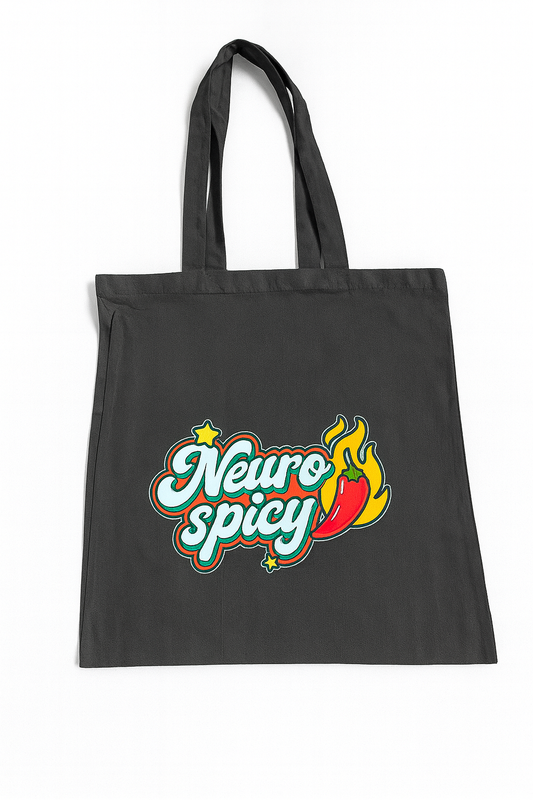 Neurospicy | Tote Bag | Black