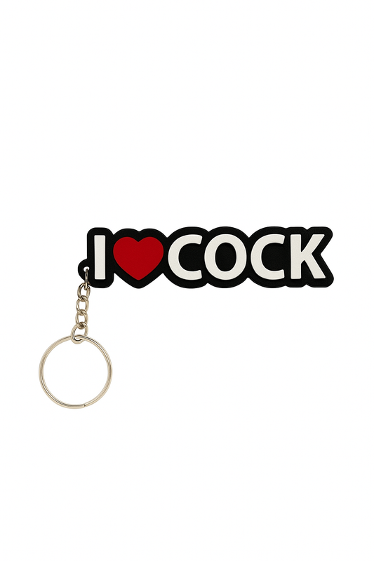 I love Cock | Kinky Keychain | 3D Printed