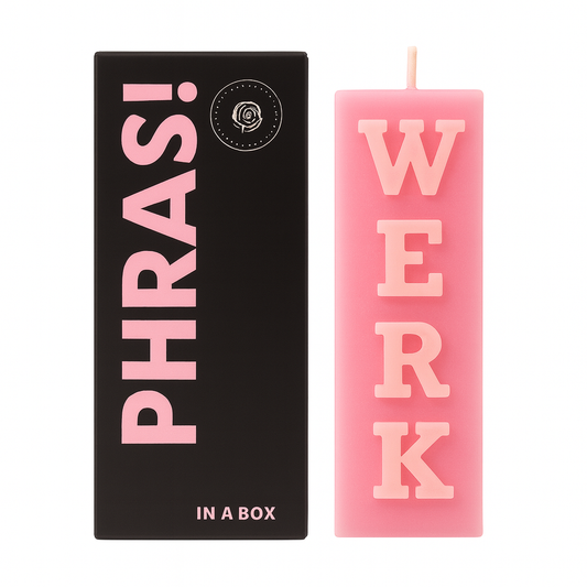 Phrase in a Box | WERK Candle