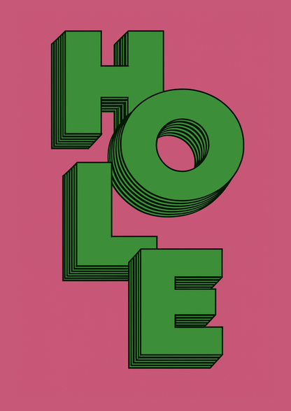 HOLE  | Problematic Prints | Wall Print A5