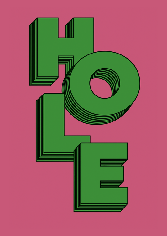 HOLE  | Problematic Prints | Wall Print A5