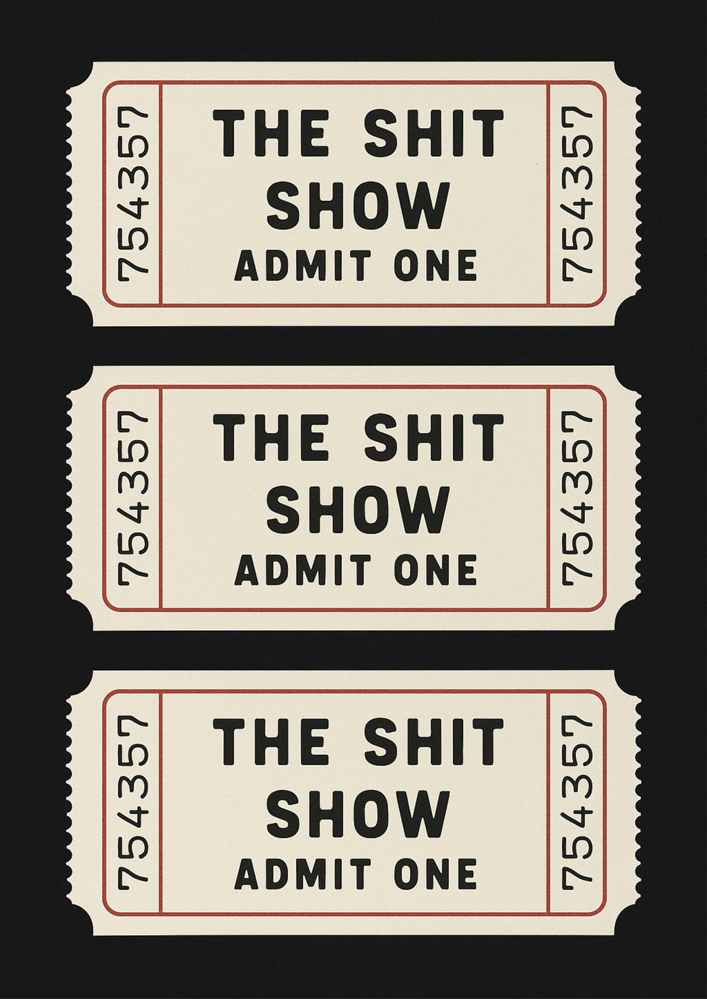 The Shit Show | Problematic Prints | Wall Print A5