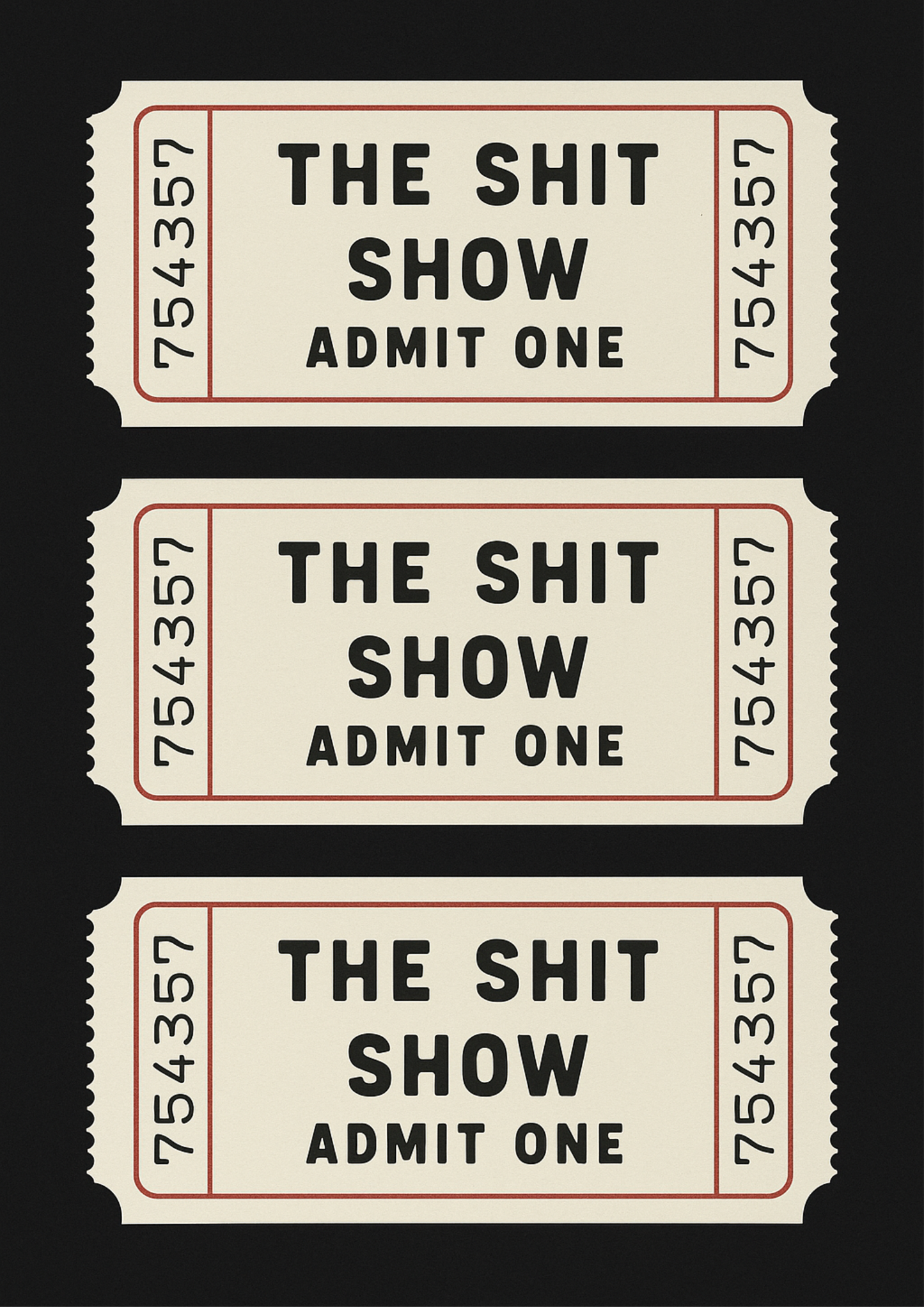 The Shit Show | Problematic Prints | Wall Print A5