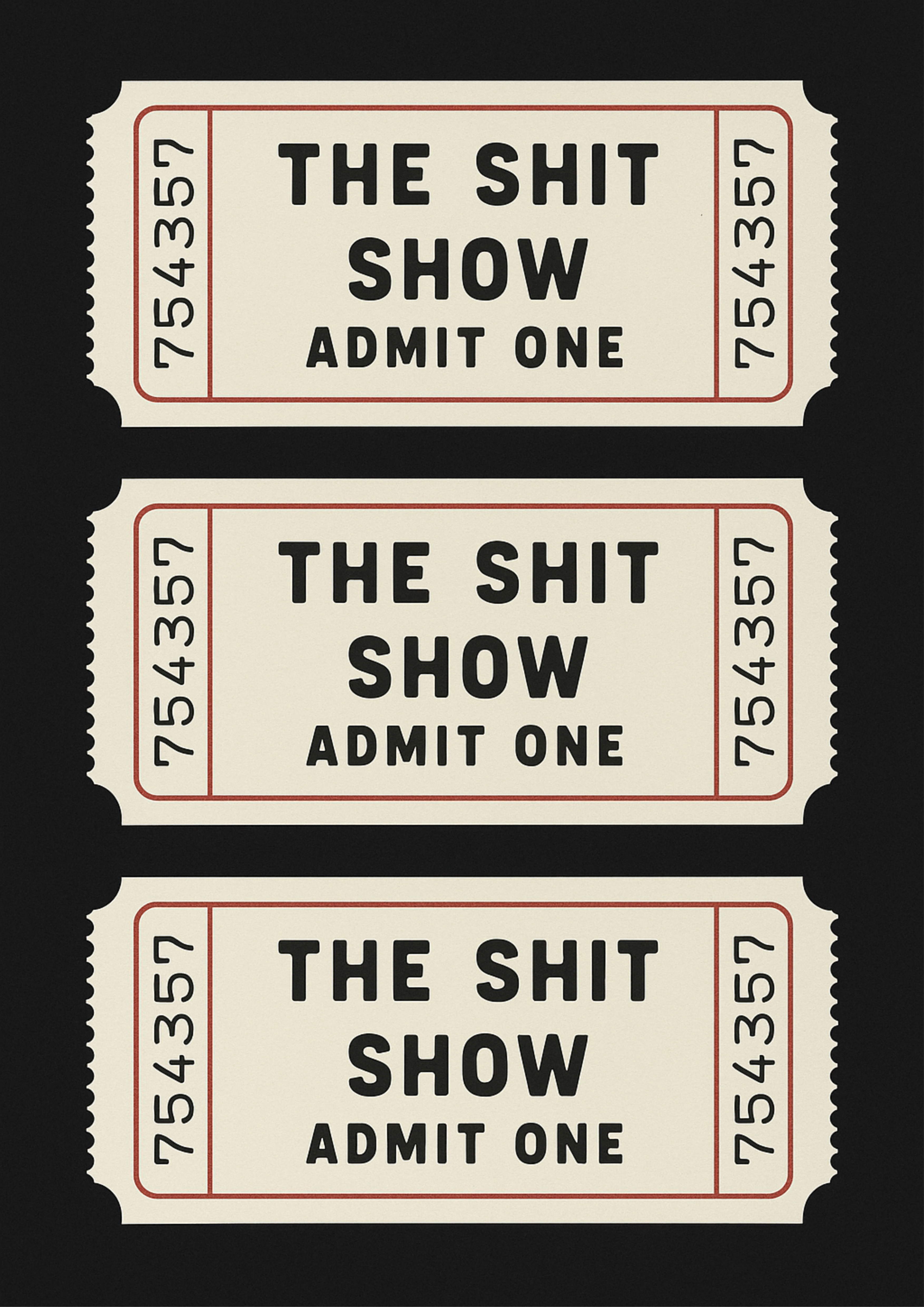 The Shit Show | Problematic Prints | Wall Print A5
