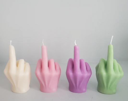Middle Finger Candle | Jasmine | Pink | Fuck U