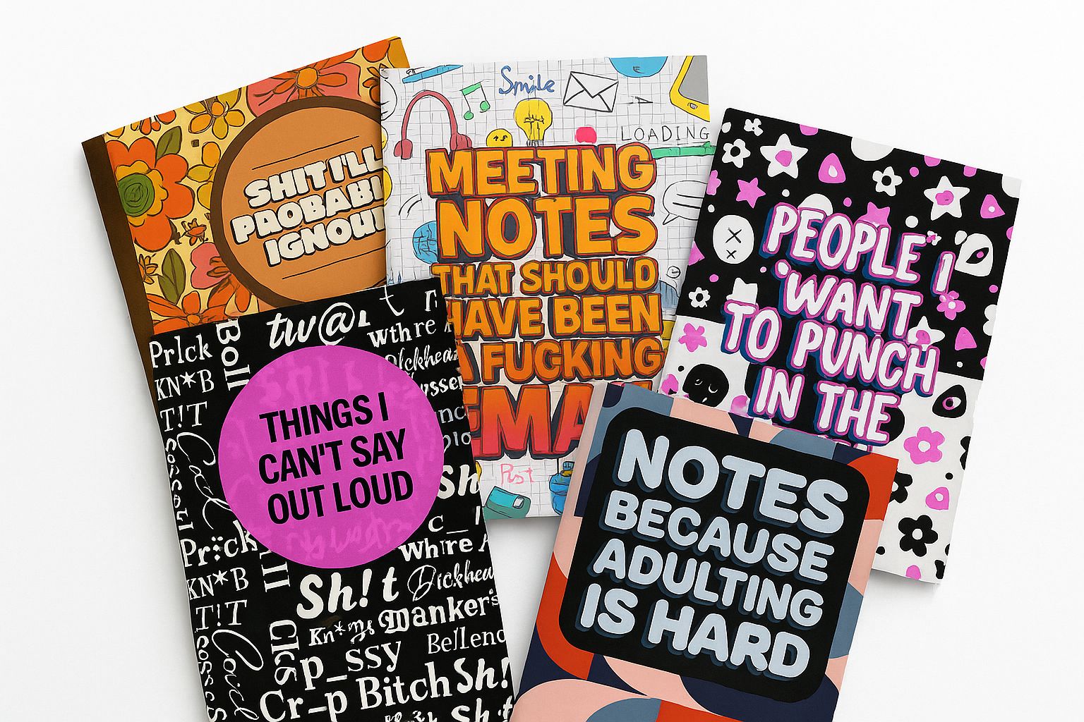 Shit I'll Probably Ignore | Naughty Notebook | A5
