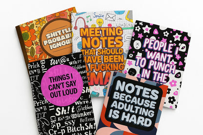 Shit I'll Probably Ignore | Naughty Notebook | A5