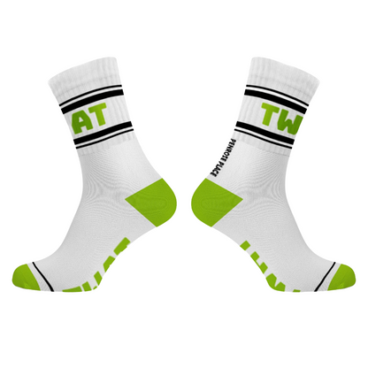 TWAT  | Cotton Crew Socks | Mid-length