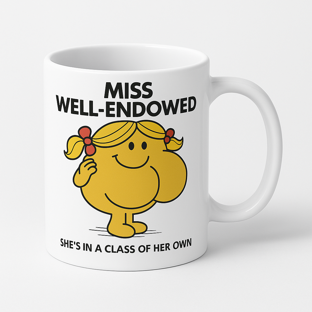 Mischievous Mugs | Mrs Well-Endowed
