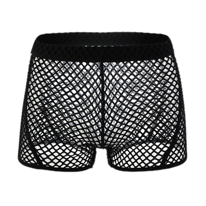 Mesh Fishnet High Shorts