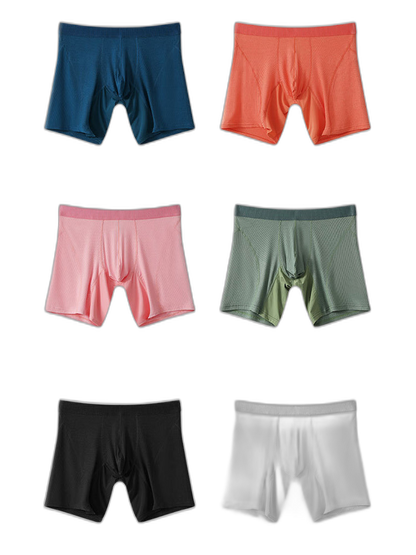 2 Pack Men’s Casual Ice Silk Midway Briefs