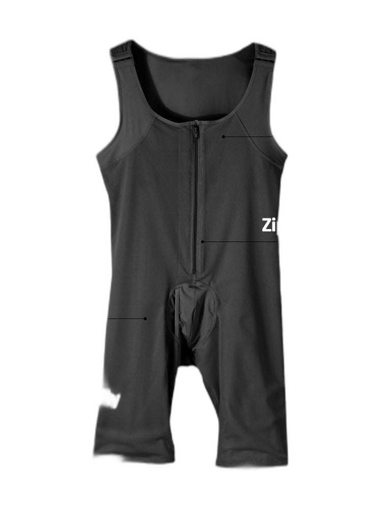Men’s Abdomen Body Shaper Legs Control Bodysuit