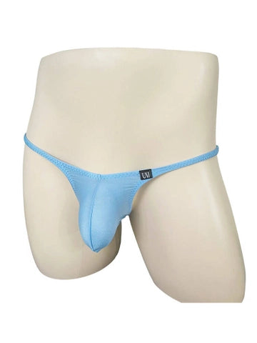Men's Solid Color Low-Rise U-Convex Pouch Thong