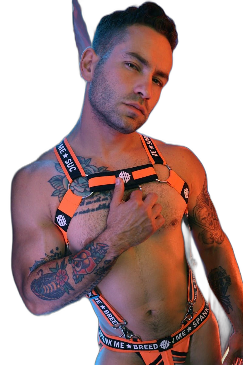 Breedwell Snax Body Harness Neon Orange