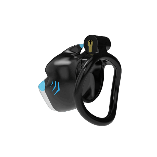 Furrjoi Shark Chastity Cage Light Blue