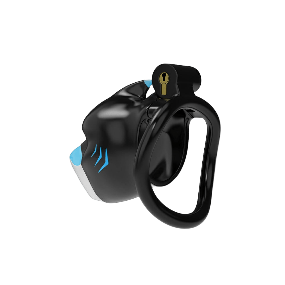 Furrjoi Shark Chastity Cage Light Blue