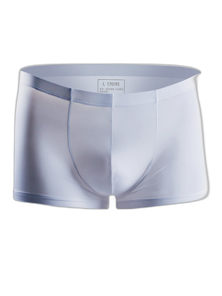 4 Pack Cooling Silk Bulge Pouch Men's Underwear