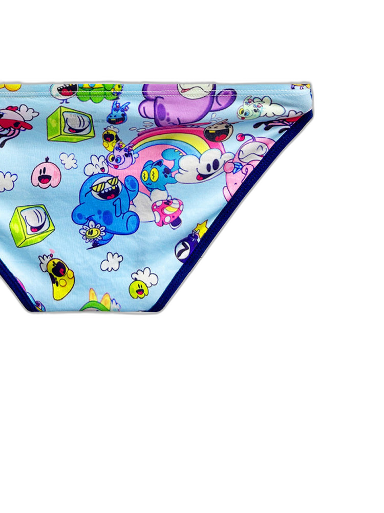2 Pack Men's Cartoon High-Cut Breathable Bikini