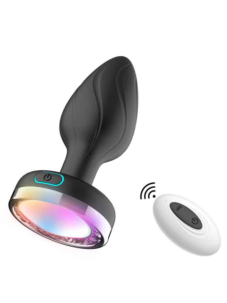Remote Controlled Luminous Vibrating Anal Plug