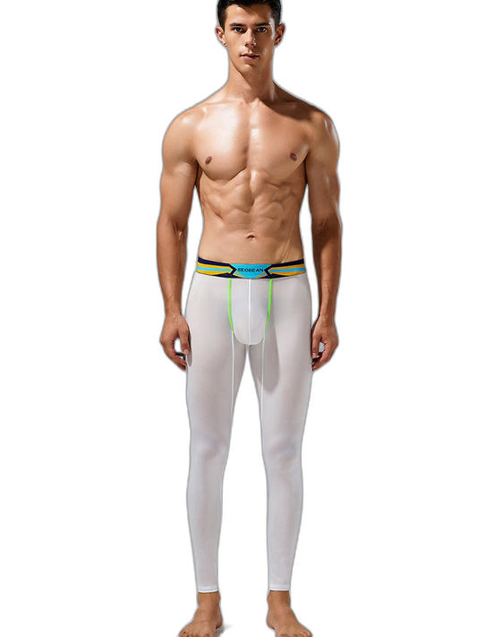 Men's Sexy Sport Long Johns With Large Pouch