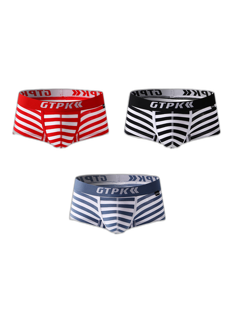 3 Pack Men’s Sexy Breathable Fitness Trunks