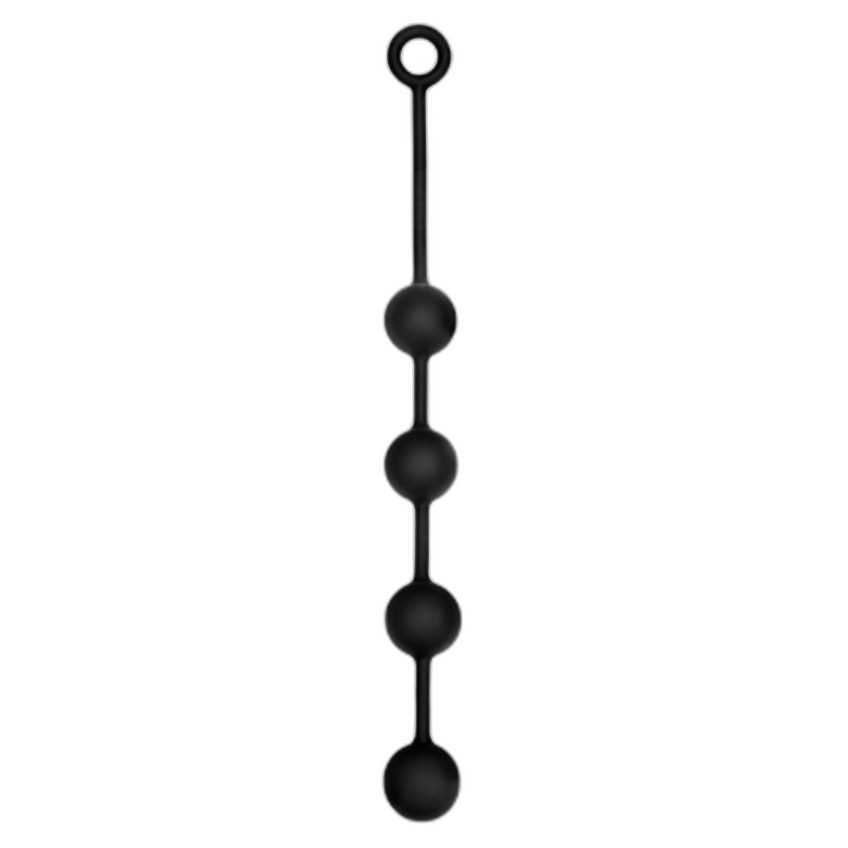 Prowler RED Silicone Anal Beads Black Medium