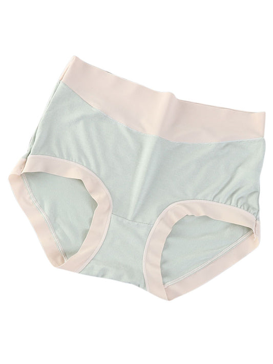 Men's Mid-Waist Colorblock Butt Lifting Briefs