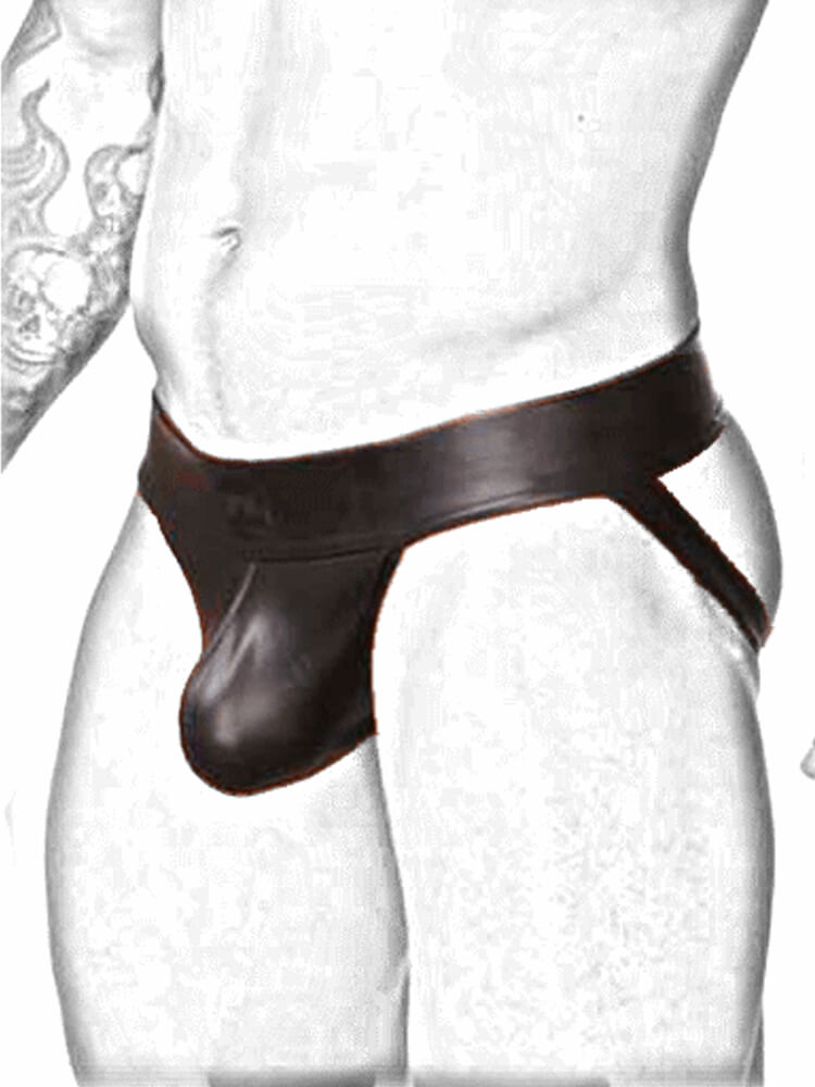 Men's Patent Leather Erotic Jockstraps