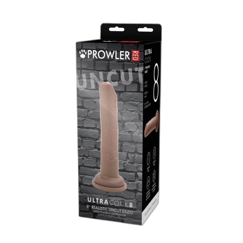 Prowler RED Uncut Ultra Cock 8' Caramel