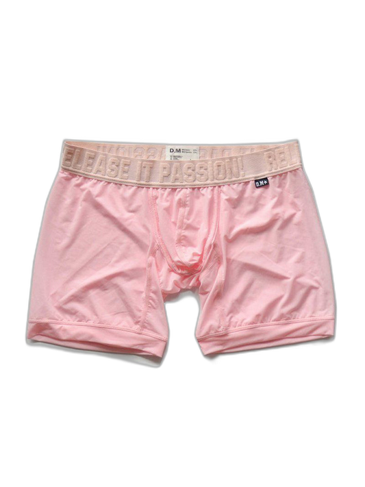 2 Pack Men's Trendy Breathable Ice Silk Boxer Briefs