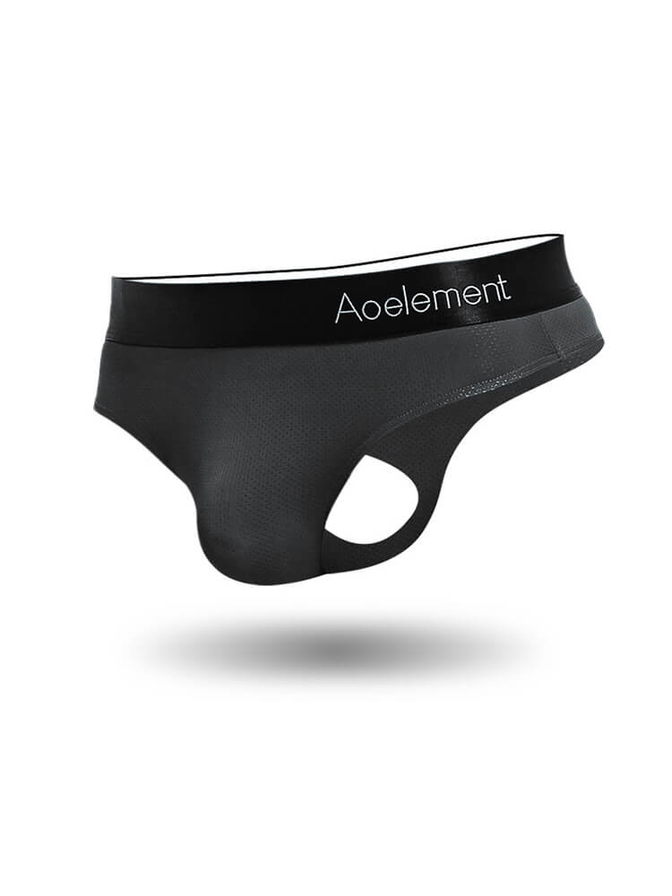 Men's Sexy Elastic Tight Breathable Sports Thong