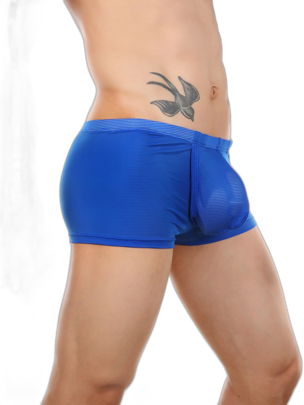 Men's Big Pouch U-convex Trunks with Fly