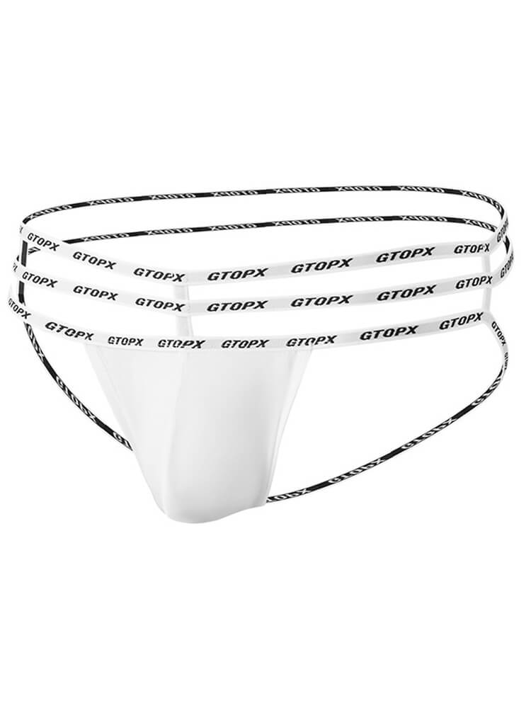 Men's Sexy Hollow Out Bandage Belt Jockstrap