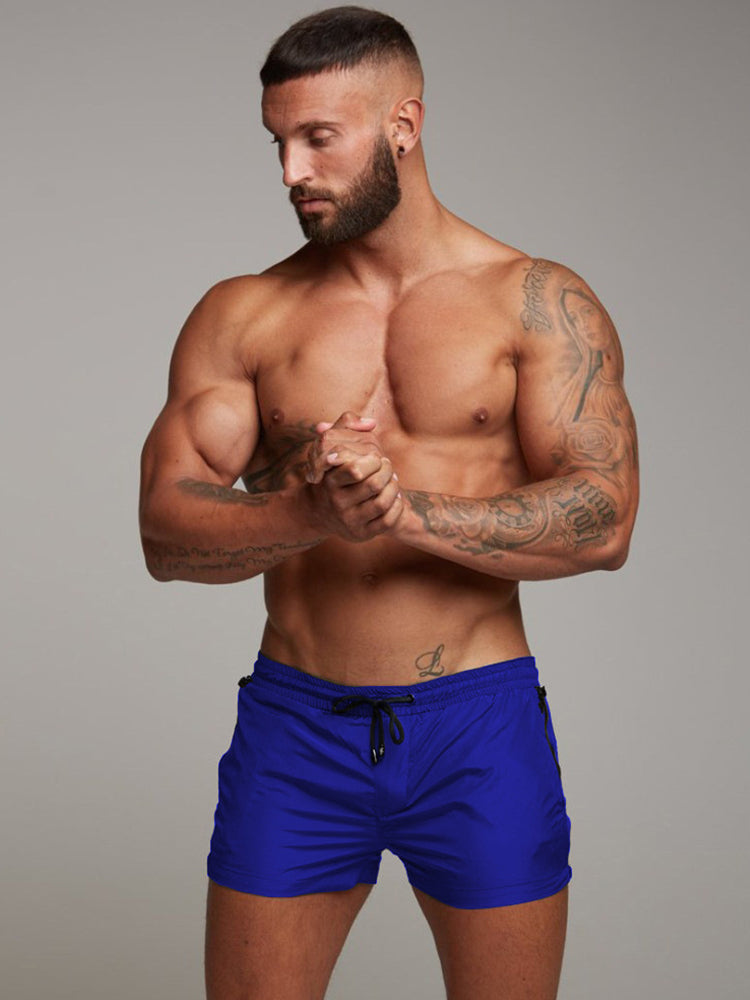 Men's Outdoor Gym Shorts - Yellow